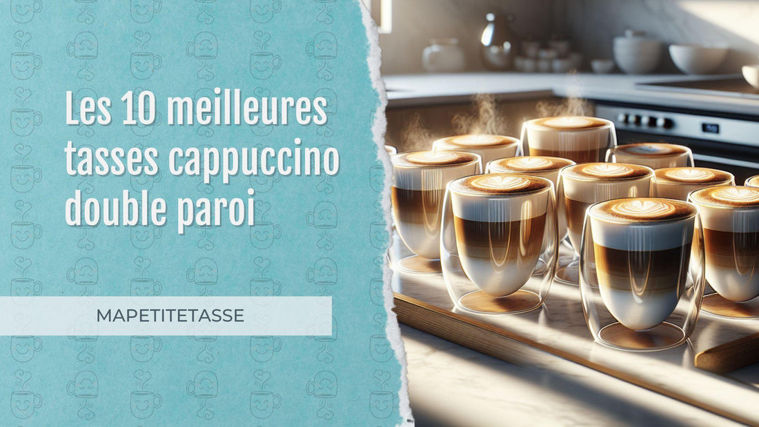 Top 10 tasses cappuccino double paroi sur comptoir moderne