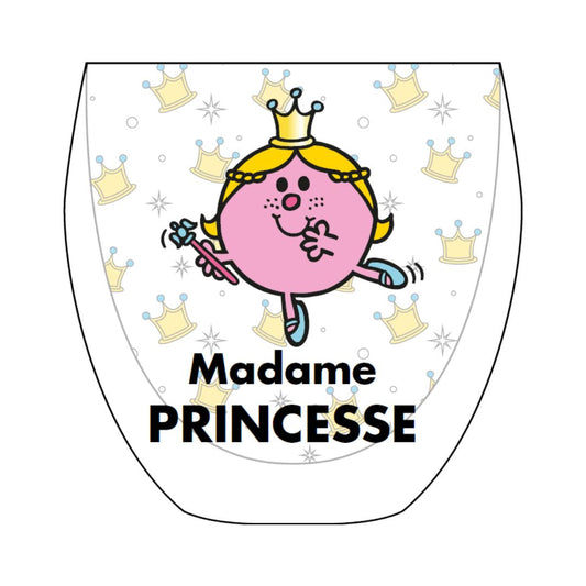 Tasse avec double paroi illustrée de Madame Princesse.